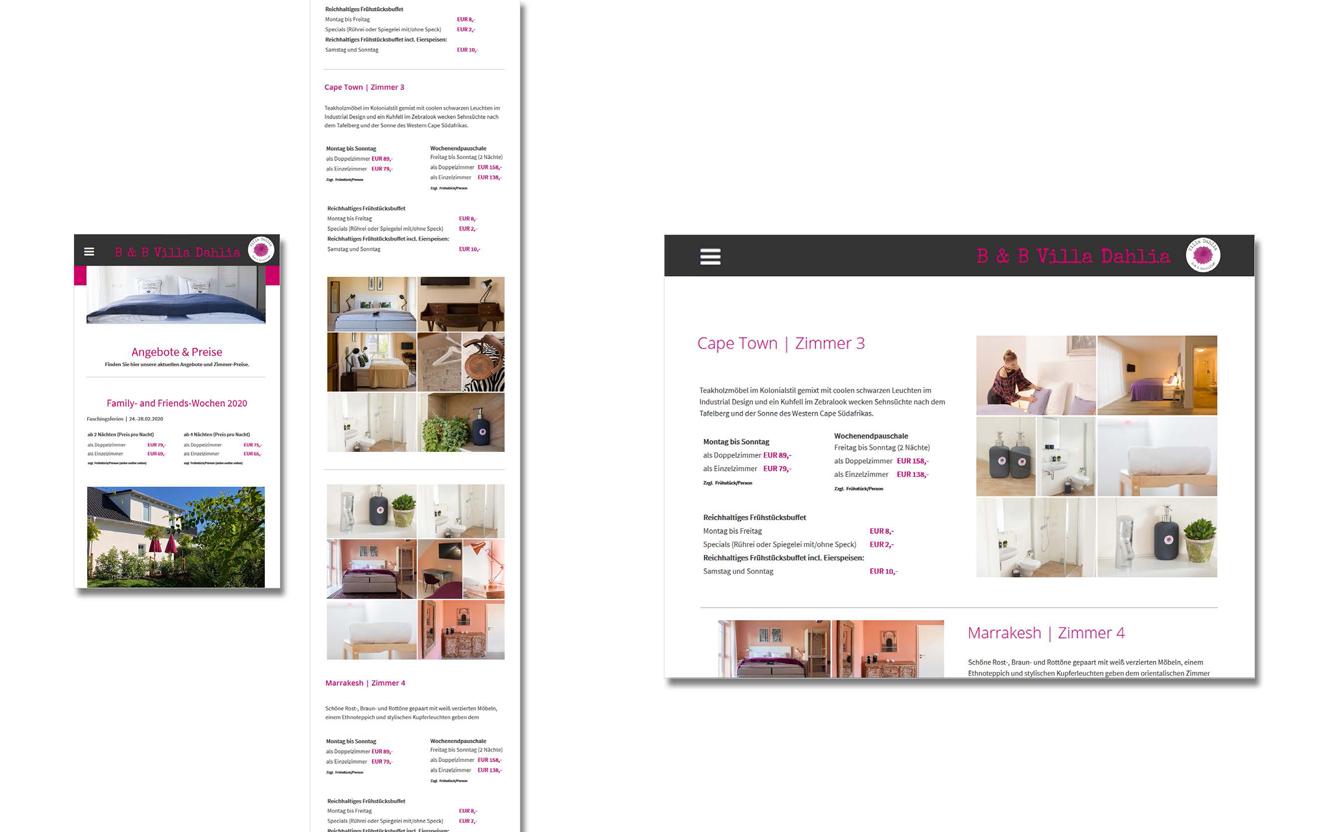 Endergebnis – Responsive Websites für Selbständige und Kleinunternehmen